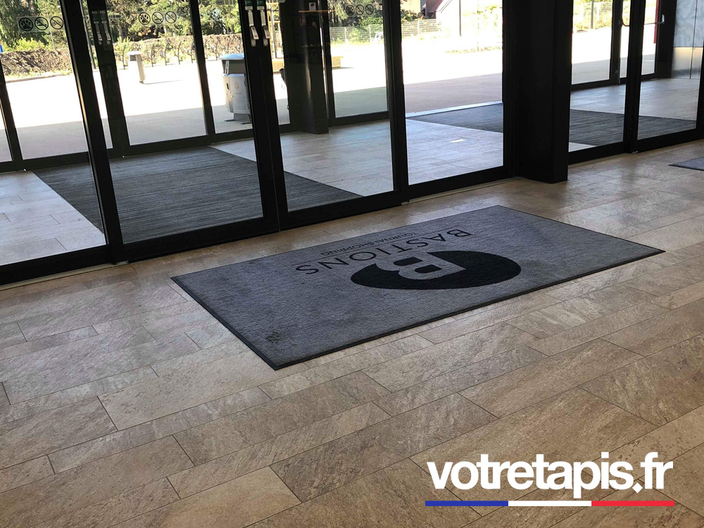 tapis d'entrée pour centre commercial Les Bastions